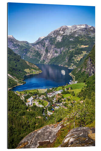 Stampa su plexi-alluminio Geirangerfjord, Norvegia