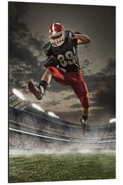 Magnettafel Footballspieler in Aktion