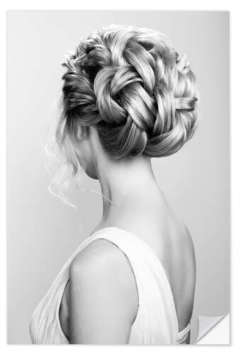 Sisustustarra Beautiful braiding hairstyle