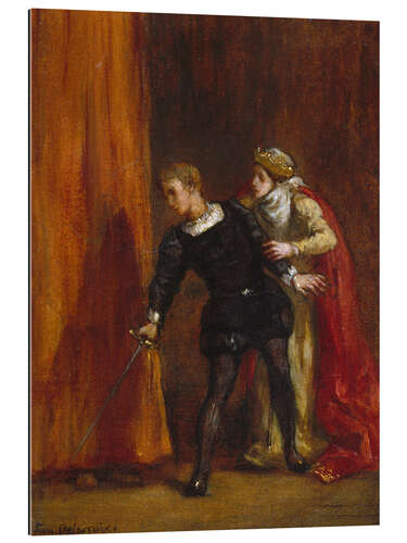 Gallery print Hamlet and his mother