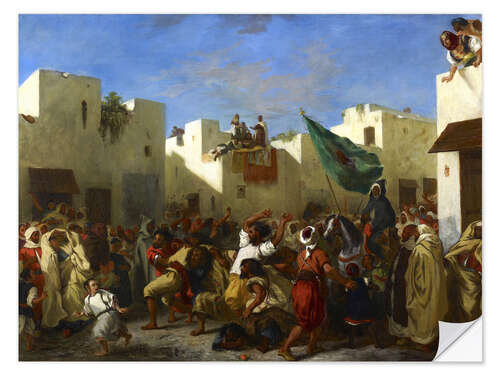 Selvklebende plakat The Fanatics of Tangier