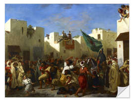 Selvklebende plakat The Fanatics of Tangier