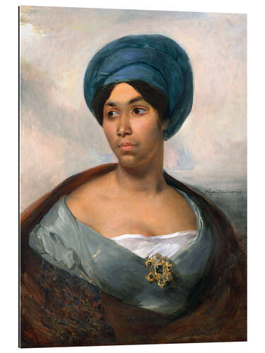 Galleriprint Woman in a Blue Turban