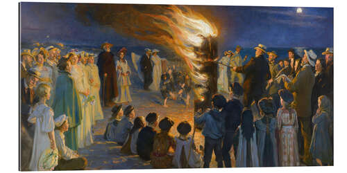 Gallery print Midsummer Eve Bonfire on Skagen Beach