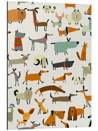 Magnettafel Hunderassen in allen Formen