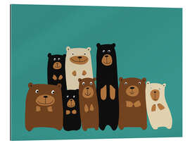 Gallery print Bear friends