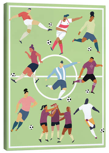 Canvas print Team sport football