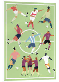 Gallery print Team sport football