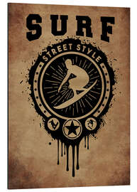 Magnettafel Surf vintage