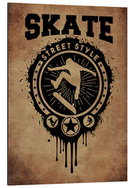 Magnettafel Skate vintage