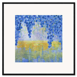 Framed art print Vines over water