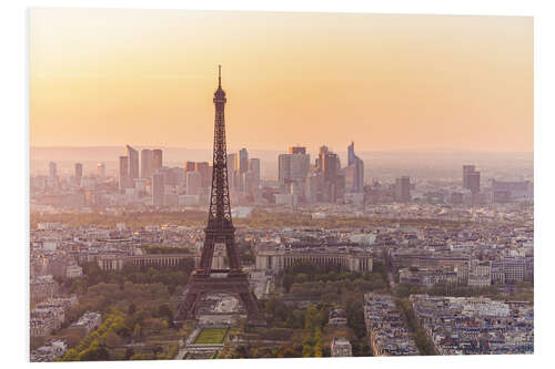 Foam board print Eiffel tower in Paris