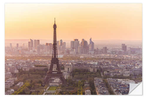 Wall sticker Eiffel tower in Paris