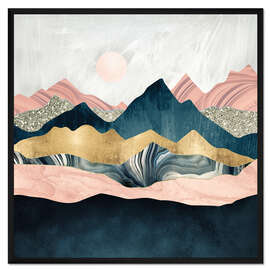 Gerahmter Kunstdruck Plüschgipfel