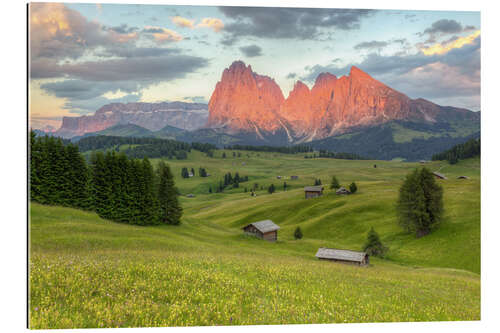 Gallery print Alpenglow in the Dolomites