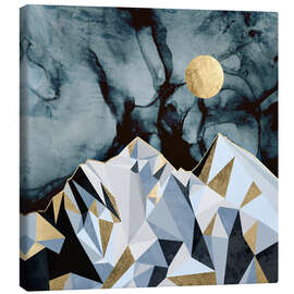 Canvas print Midnight Peaks  - SpaceFrog Designs