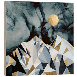 Stampa su legno Vertice di mezzanotte - SpaceFrog Designs