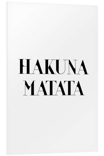 Cuadro de PVC Hakuna matata