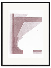 Innrammet kunsttrykk Three Profiles, the One in the Middle Vertical