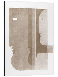 Magnettafel Zwei Profile nach links, eines nach rechts