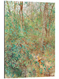 Magnettafel Fuchs liegt auf der Lauer