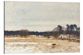 Magnettafel Fuchs in der Landschaft