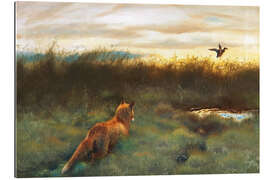 Gallery print Fox and duck