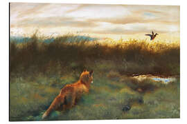 Magnettafel Fuchs und Ente