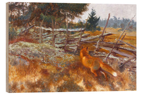 Trätavla Hunting