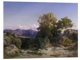 Acrylglasbild Landschaft in den Albaner Bergen