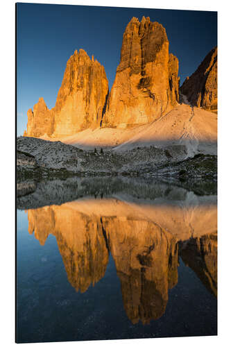 Aluminium print Tre Cime di Lavaredo - Italy