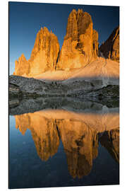 Quadro em alumínio Tre Cime di Lavaredo - Italy