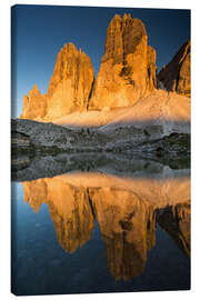 Canvas print Tre Cime di Lavaredo - Italy