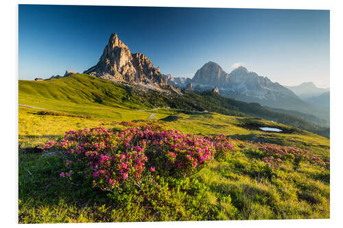 Foam board print Dolomites - Summer I