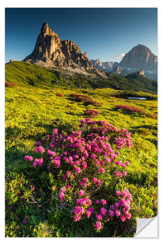 Selvklæbende plakat Dolomites - Summer II