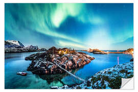 Wall sticker Northern Lights in Northern Norway (Senja Island)