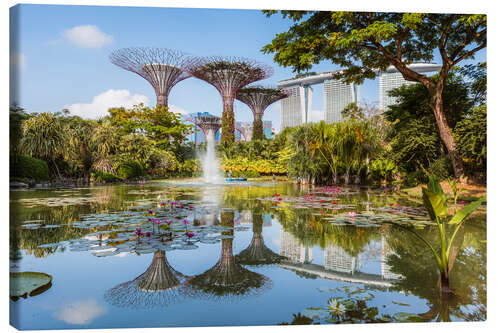 Canvastavla The Supertree grove of Singapore