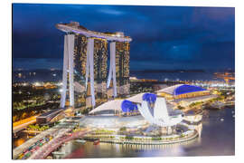 Magnettafel Luxushotel Marina Bay Sands, Singapur
