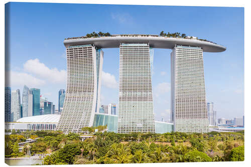 Tableau sur toile Hôtel à Marina Bay Sands hotel, Singapour