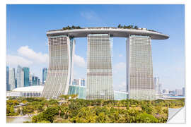 Selvklebende plakat Marina Bay Sands hotel, Singapore