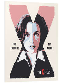 Foam board print Dana Scully, X Files