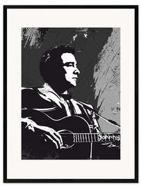 Plakat artystyczny premium w ramie Johnny Cash