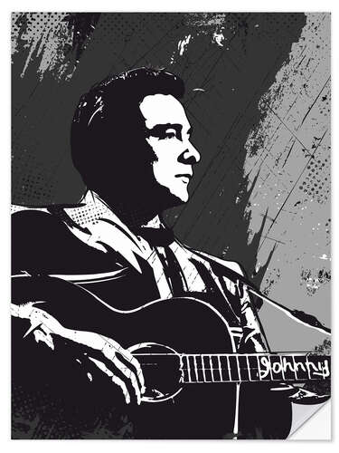 Självhäftande poster Johnny Cash