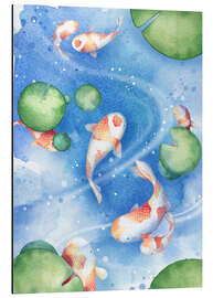 Magnettafel Tanzende Fische