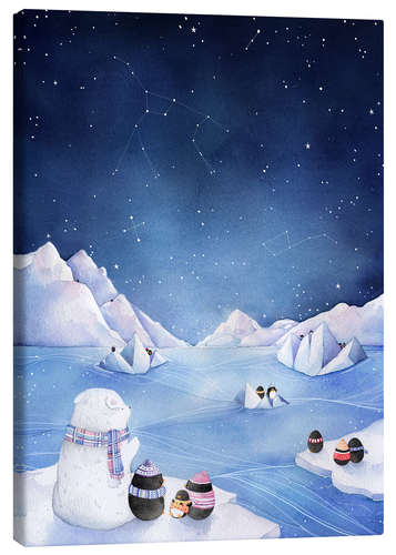 Tableau sur toile Étoiles de l'Antarctique