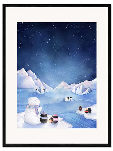 Plakat artystyczny premium w ramie Stars of the Antarctic