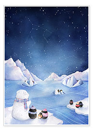 Poster Étoiles de l'Antarctique