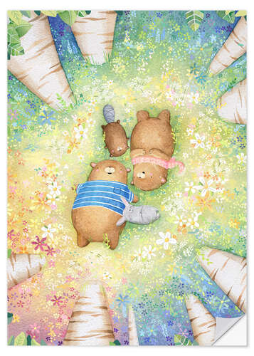 Wall sticker Forest friends