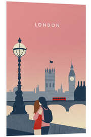 Quadro em PVC Ilustração de London