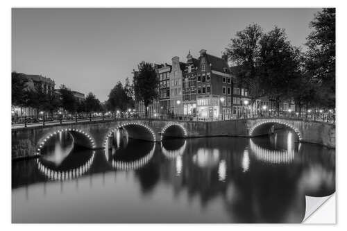 Sisustustarra Amsterdam Keizersgracht black-and-white